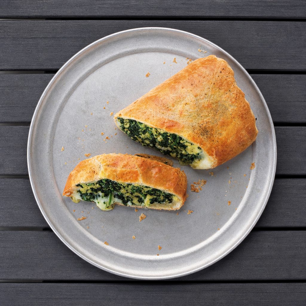 Spinach Stromboli.