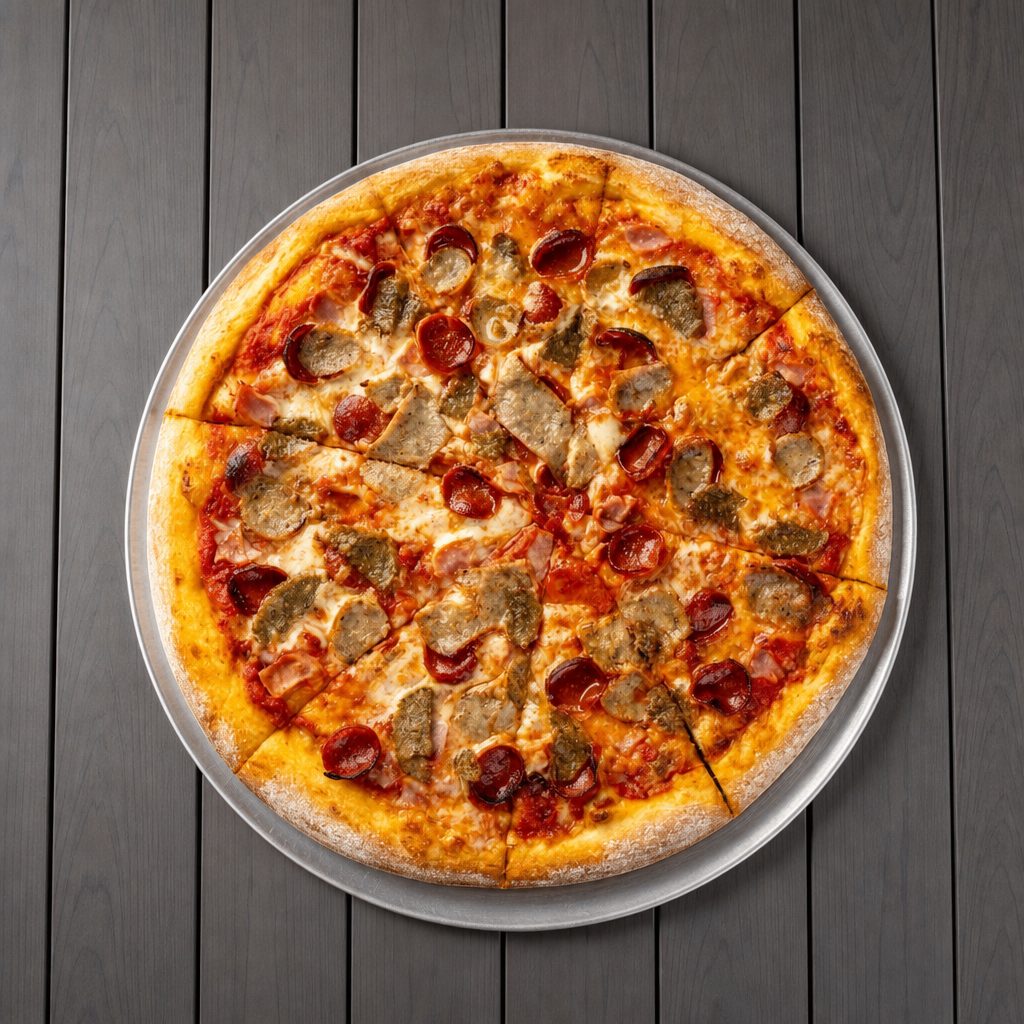(12in) Meat Lovers Pizza.