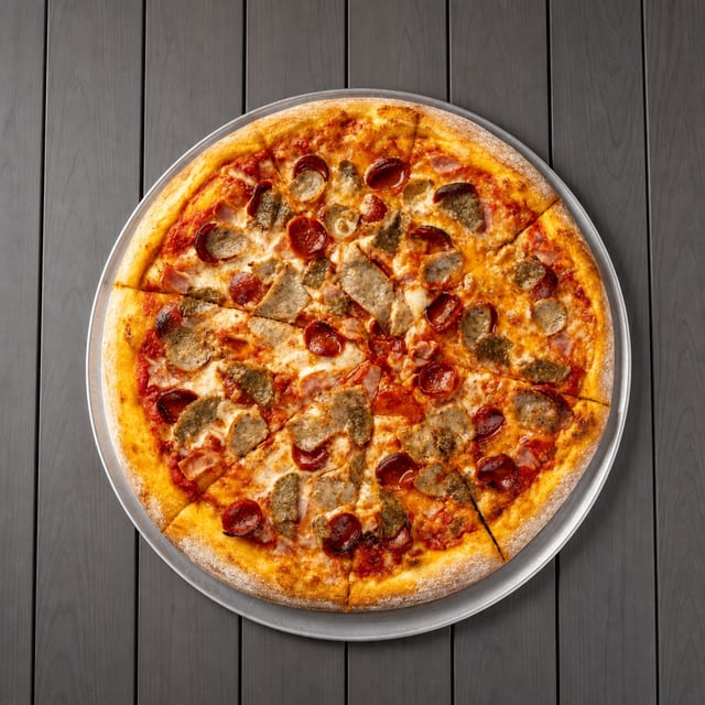 (12in) Meat Lovers Pizza.