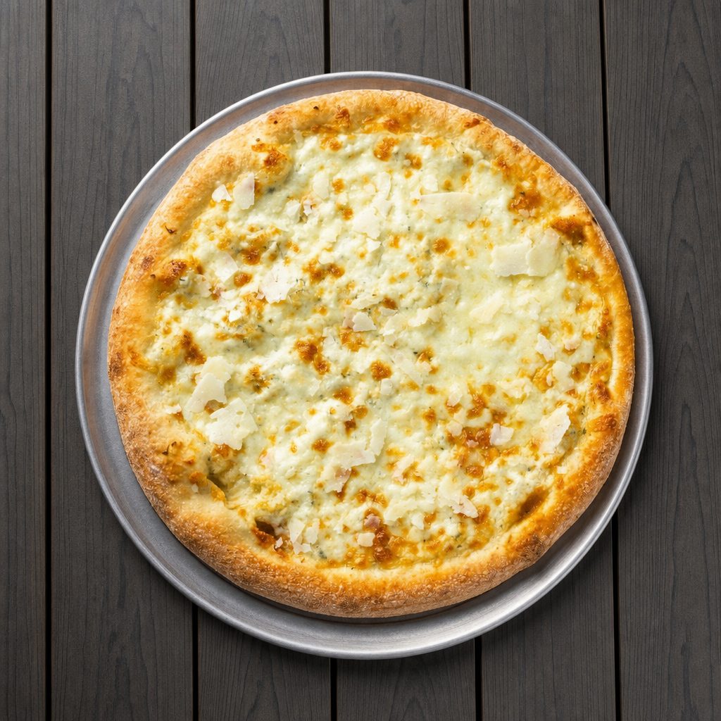 (14in) White Pizza.