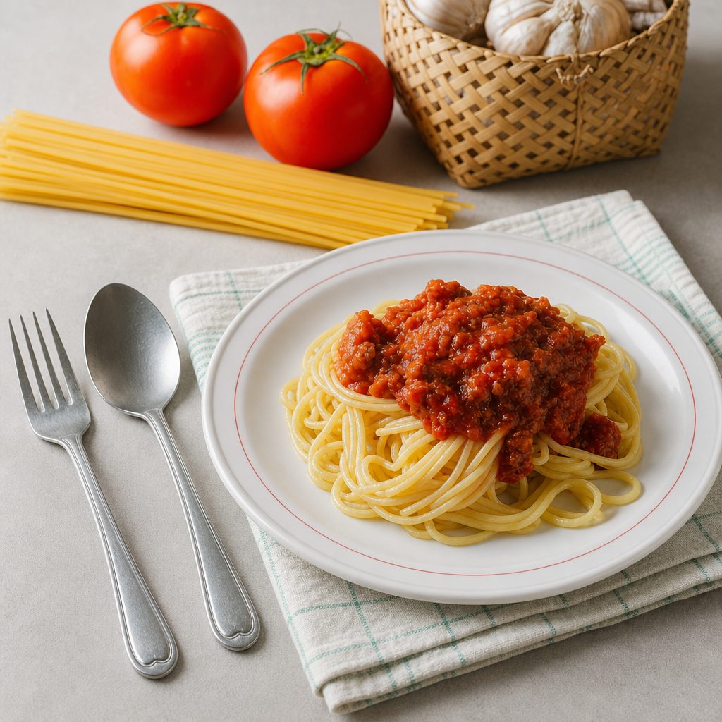 Pasta With Sauce.