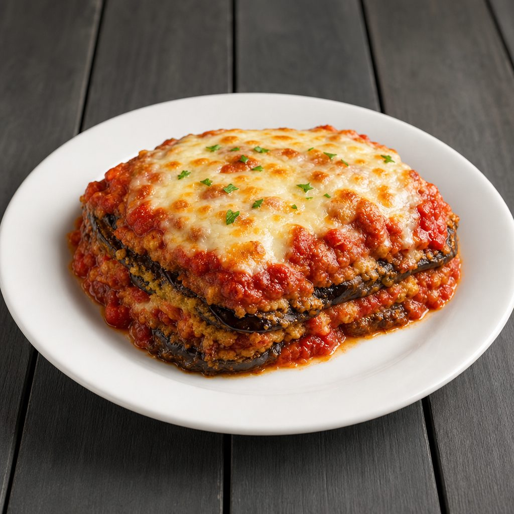 Eggplant Parmigiana.