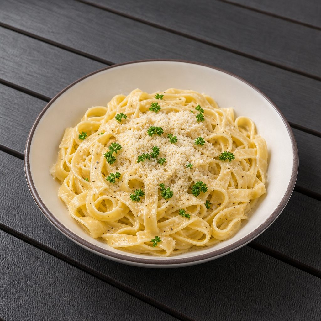 Fettuccine Alfredo.