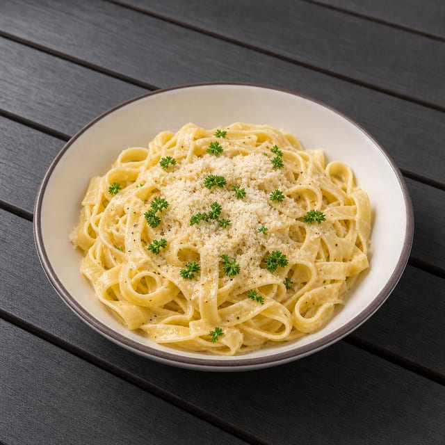 Fettuccine Alfredo.