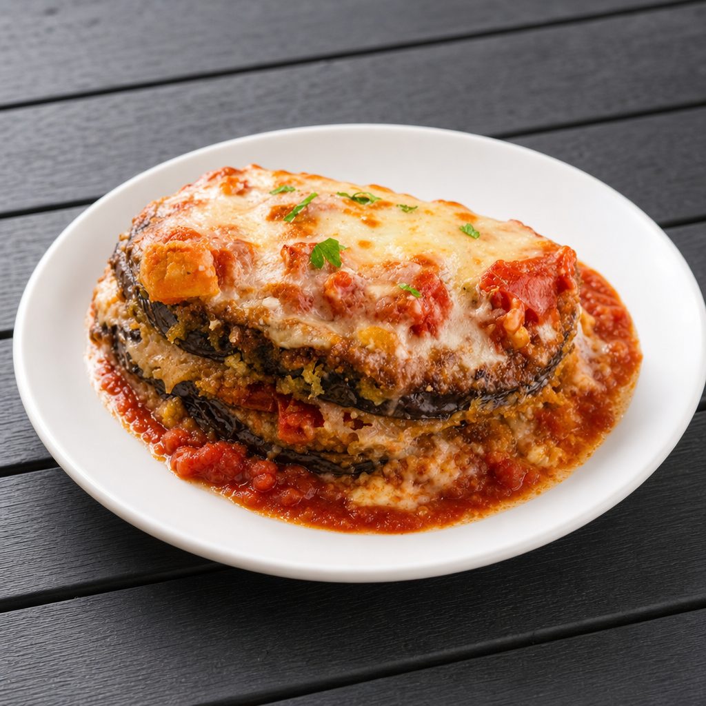 Eggplant Rollatini Parmigiana.
