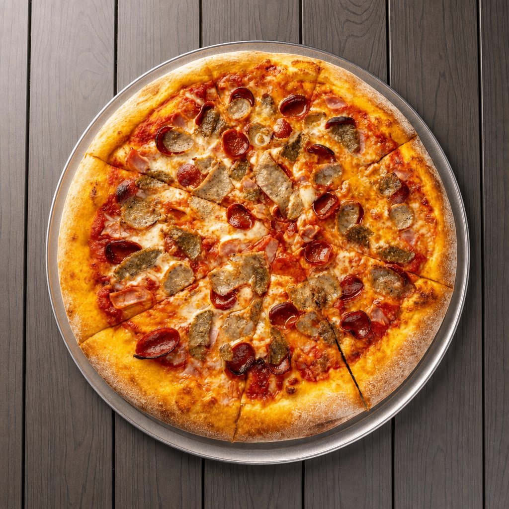 (14in) Meat Lovers Pizza.