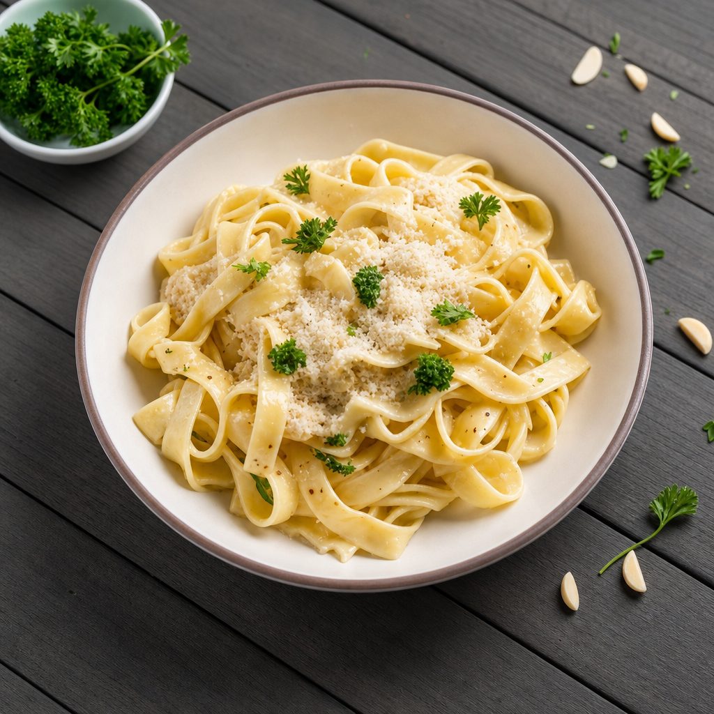 Fettuccine Alfredo.