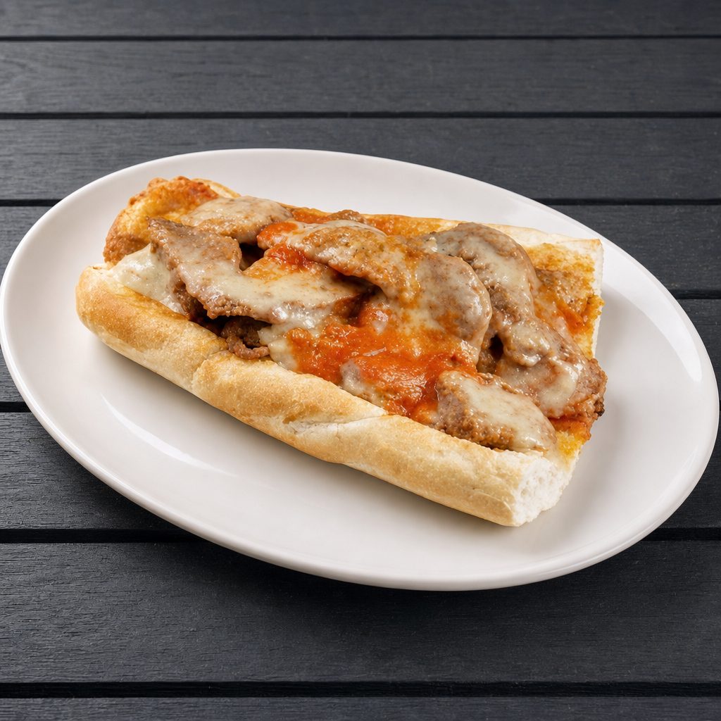 Meatball & Sausage Parm.