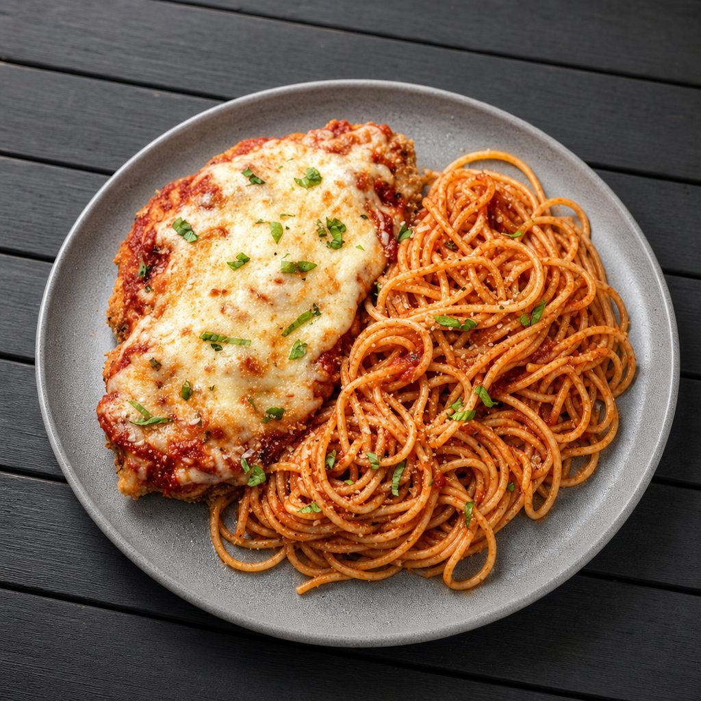 Chicken Cutlet Parmigiana.