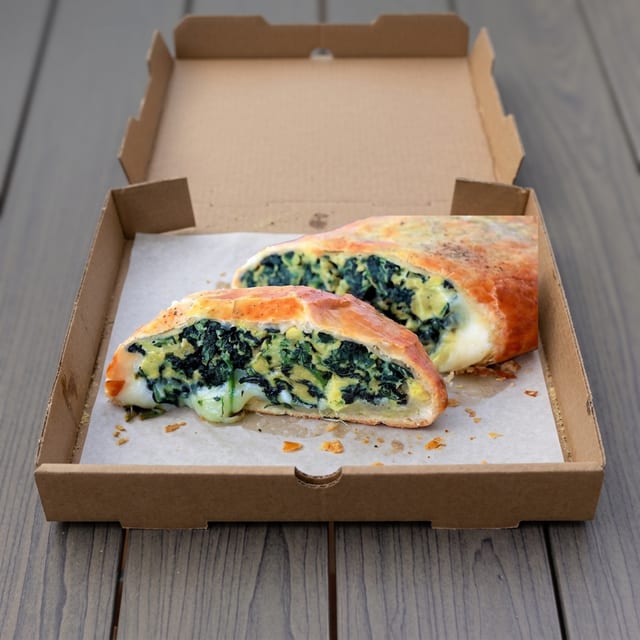 Spinach Stromboli.