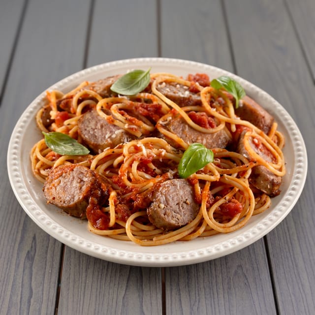 Sausage & Peppers Parmigiana.