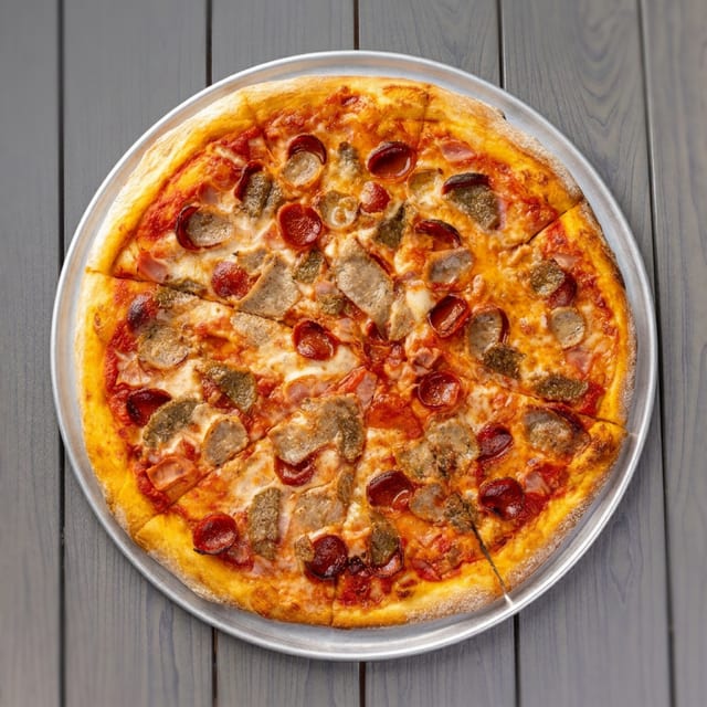 (12in) Meat Lovers Pizza.