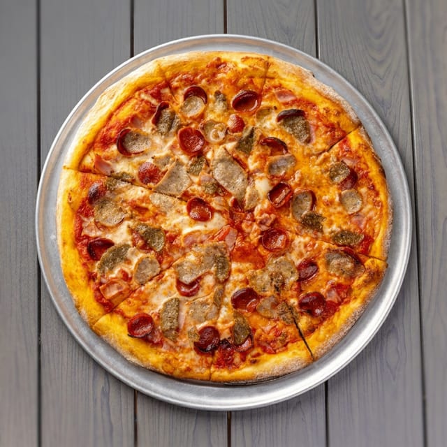 (14in) Meat Lovers Pizza.