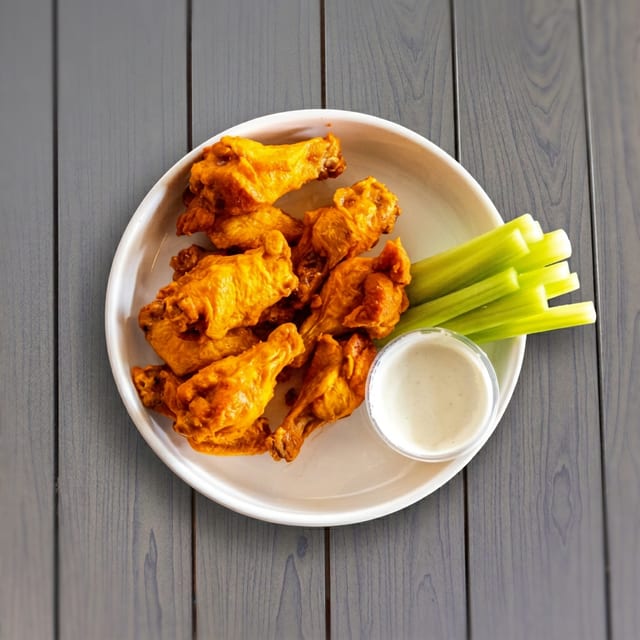 5 Chicken Wings.