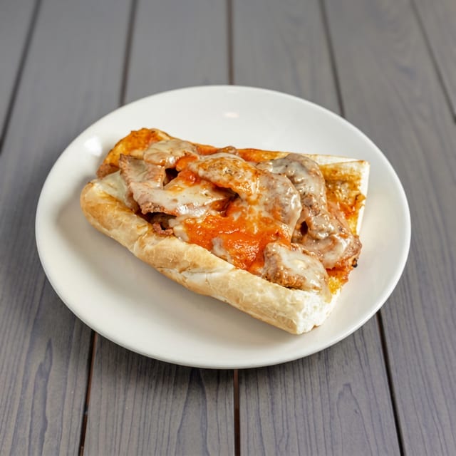 Meatball & Sausage Parm.