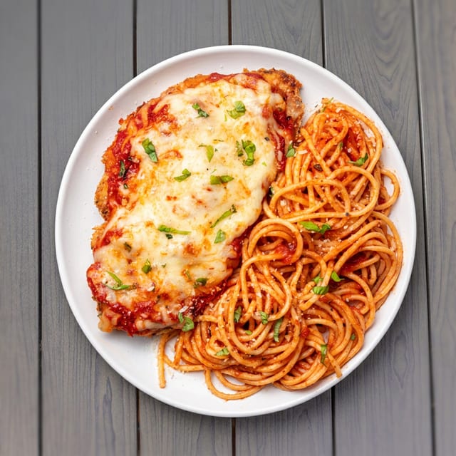 Chicken Cutlet Parmigiana.