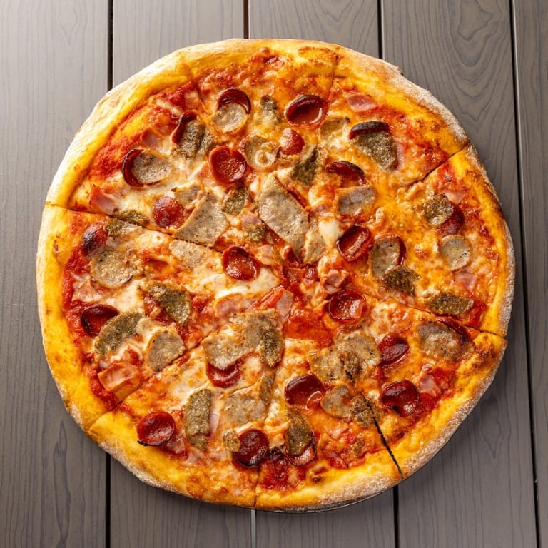 Indulge in Our Meat Lovers Pizza
