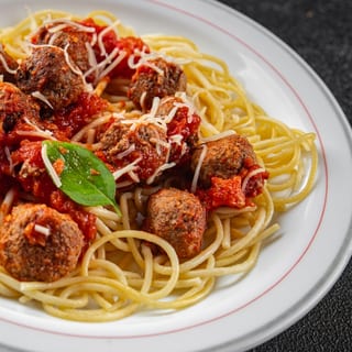 Spaghetti With 1 Meatball